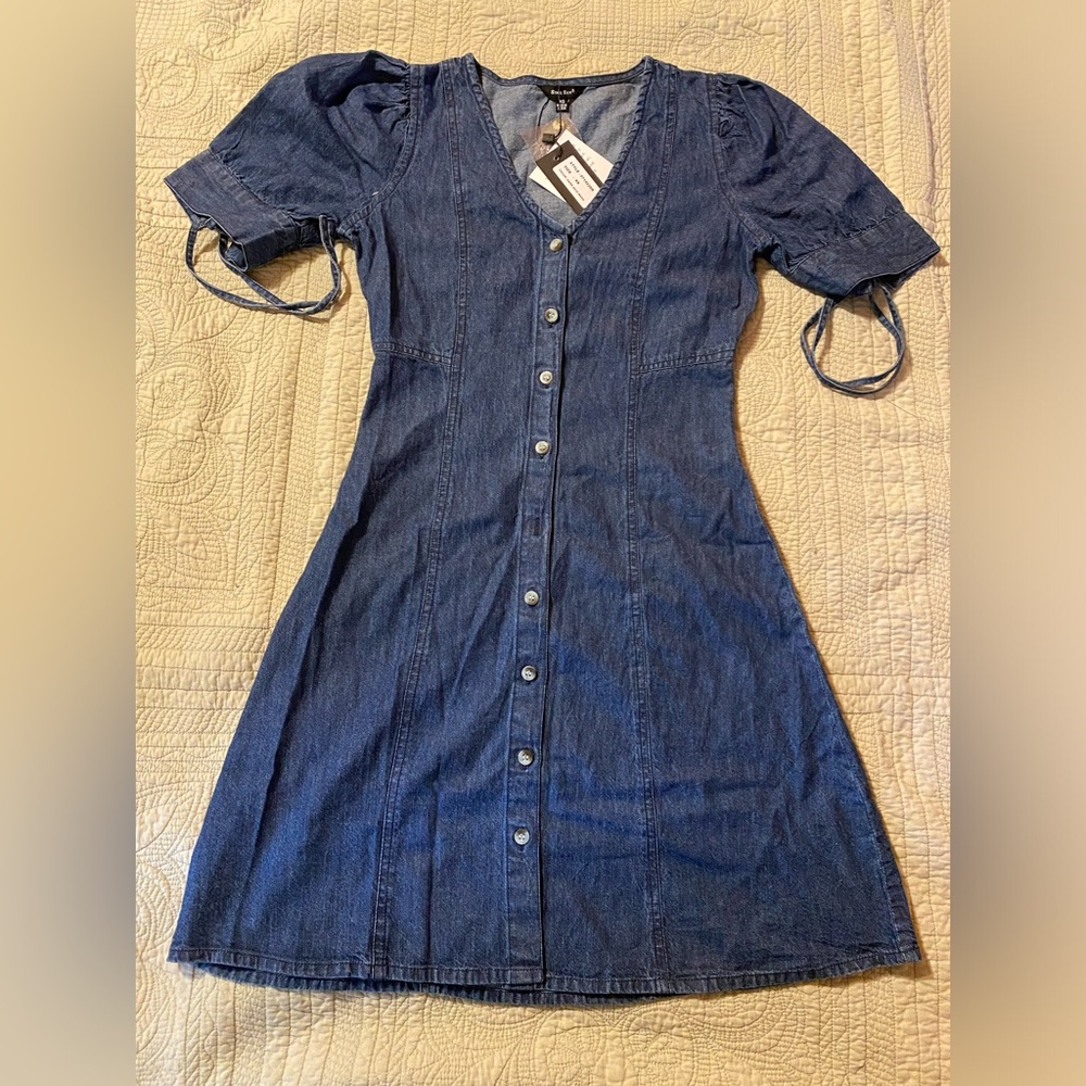 Sim and Sam Denim dress size XS NWT